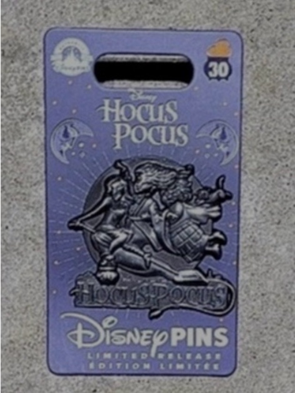 Disney Hocus Pocus 30th Anniversary Pin NWT Limited Release